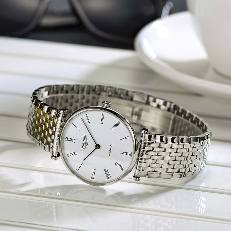 瑞士正品浪琴longines-嘉岚系列超薄自动机械手表男L4.908.4.11.6