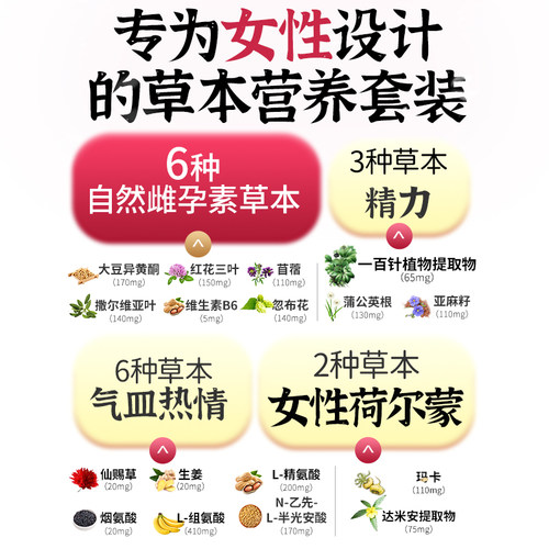 女性口服荷尔蒙雌激素补充雌二醇黄体酮绝经后女更年期调理保健品 - 图3