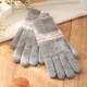 Antarctica wool ins style plus velvet thickened gloves