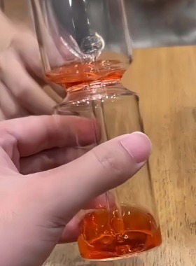 小红书同款喷水玻璃摆件