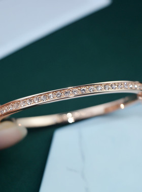 单排钻奢华唯美贵妃手镯