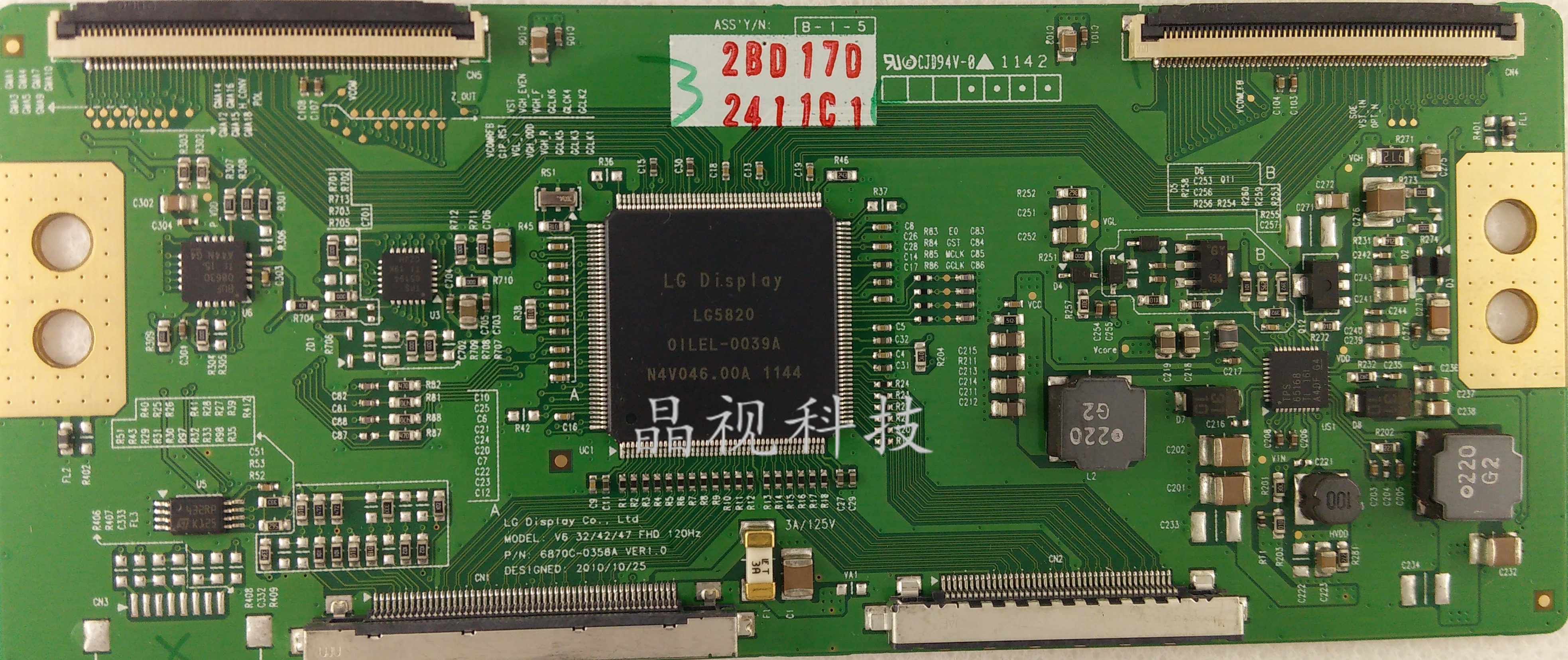 原装LG V6 32/42/47 FHD 120Hz 6870C-0358A 逻辑板 - 图2