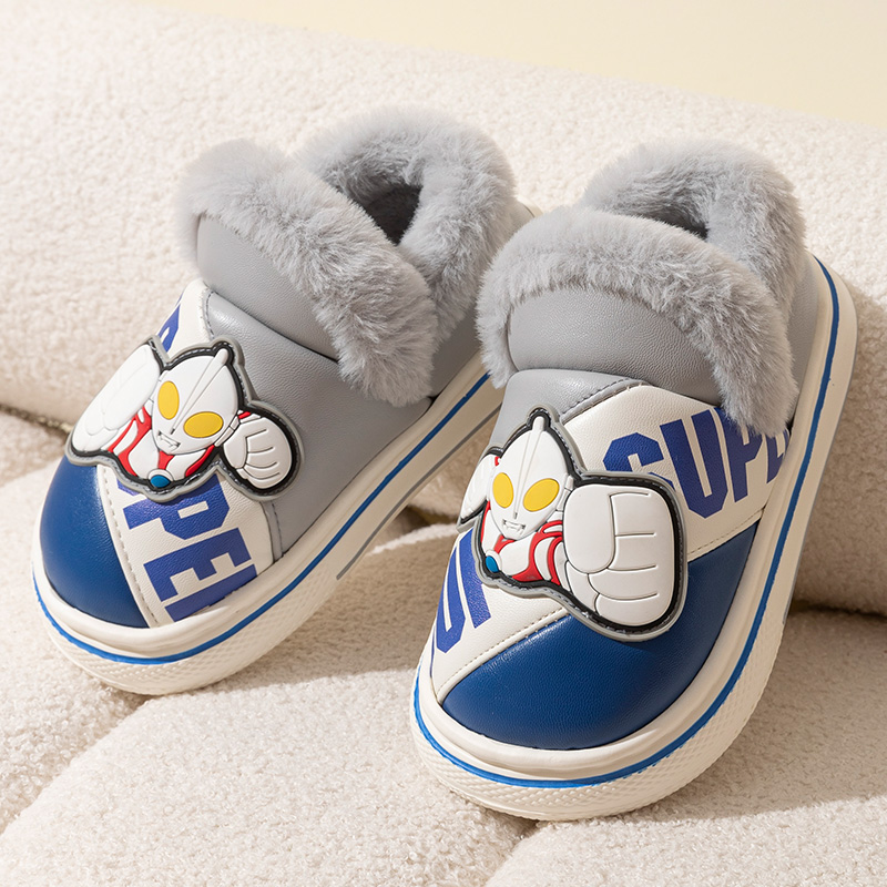 奥特曼儿童棉拖鞋男童2025新款冬季居家室内包跟厚底加绒保暖棉鞋 奥特曼儿童棉拖鞋男童2025新款冬季居家室内包跟厚底加绒保暖棉鞋