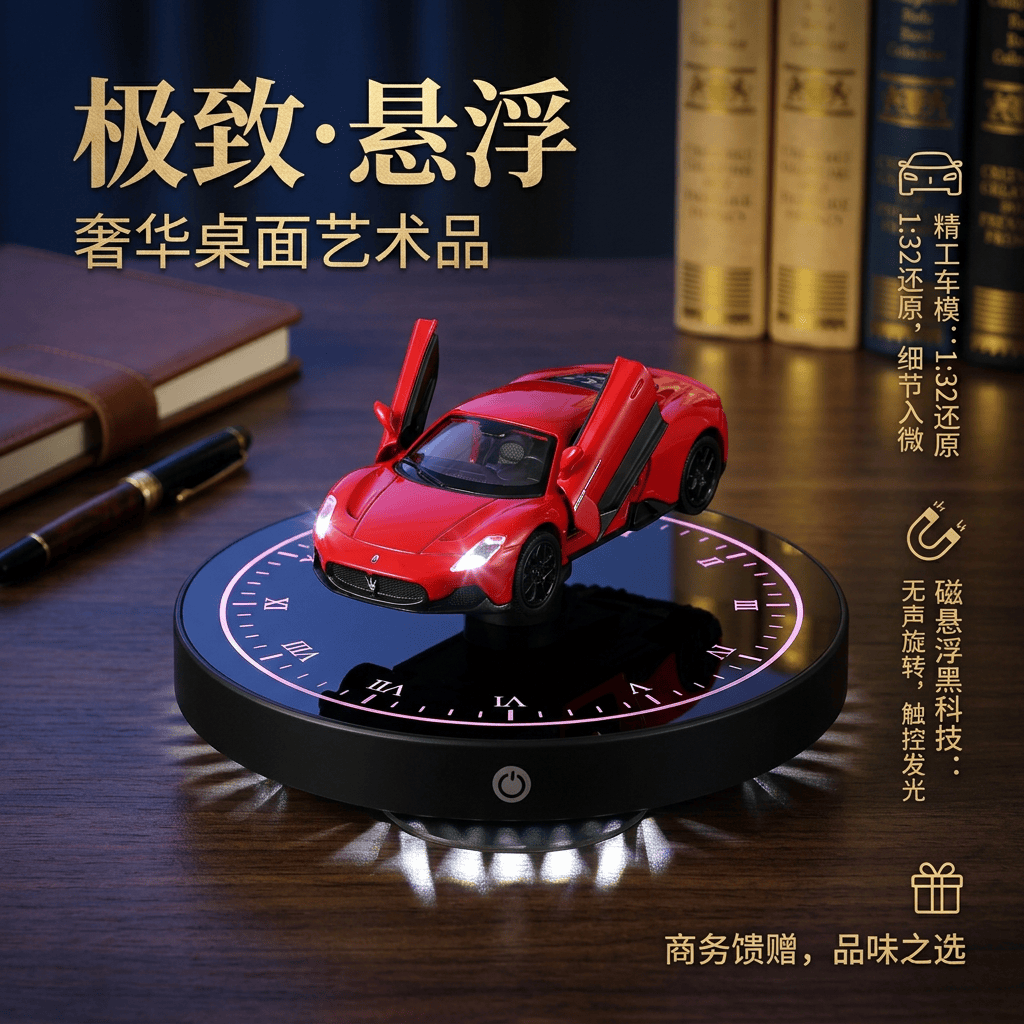 男孩男士男生生日礼物七夕情人节高档科技感摆件磁悬浮蓝牙音响