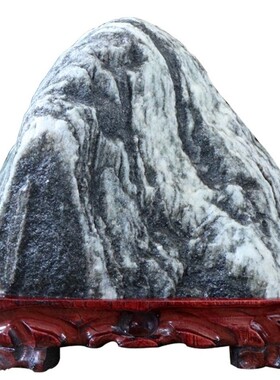 泰山石敢当风水靠山石摆件