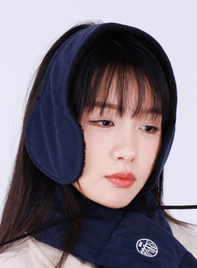 薇枫2025秋冬灯芯绒系绳保暖耳罩女防风护脖耳暖睡觉可戴耳套男士