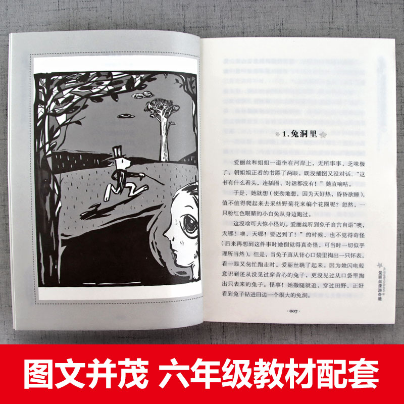 全套4册六年级必读课外阅读书籍下册经典书目原著完整版鲁滨逊漂流记正版小学生爱丽丝漫游奇境尼尔斯骑鹅旅行记汤姆索亚历险记孙-图1