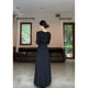 Guo Jiujiu slim fit autumn and winter dress