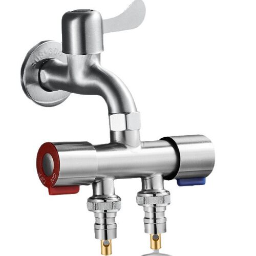 洗衣机水龙头一分二接头三通分水阀一进二出双头双用水分流器两用 - 图3