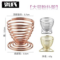 Large Number of Dried Eggs Shelving Drop Hyacinth Makeup Air Cushion Shelf Flocking Beauty Egg Powder Bashing Shelving