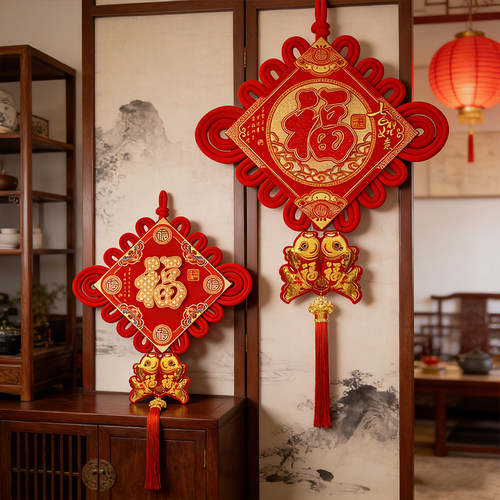 中国结挂件2026新款马年装饰品春节客厅新年福字高档挂饰玄关过年 - 图2