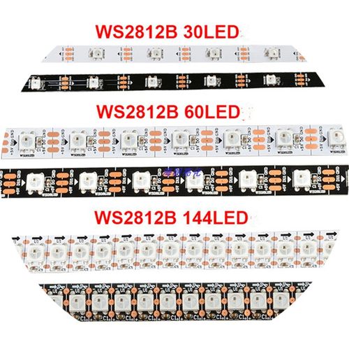 5V幻彩跑马流水全彩灯带2812B全彩LED灯带5050内置IC幻彩编程灯带 - 图0