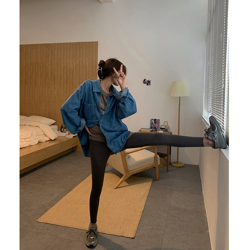 孕妇九分春秋季外穿秋装裤打底裤子 布衣妈咪孕妇打底裤