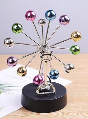 摩天轮永动机仪创意科技摆件牛顿摆办公室桌面客厅家居装饰品摆设