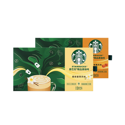 星巴克风味黑咖啡随星杯速溶咖啡