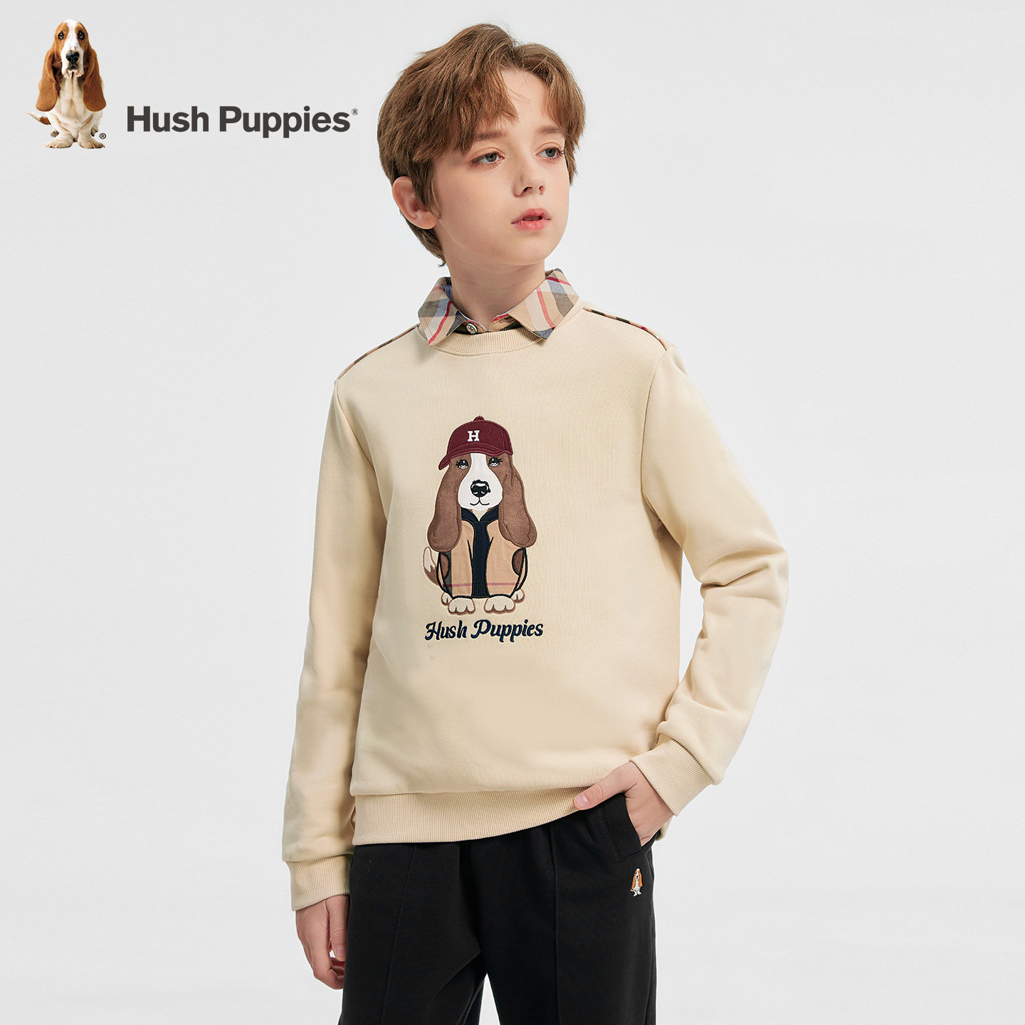 【25秋新品】暇步士童装男童卫衣大童休闲卡通上衣儿童圆领套头衫,淘宝优惠券,粉丝福利购,淘宝优惠卷