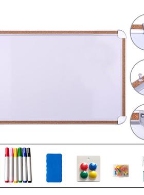 2061单面磁吸金属留言写字板图钉板培训家用儿童教学可擦挂式白板