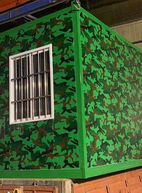 集装箱移动房门禁活动板房集装箱房加工门禁箱移动拼装简易房