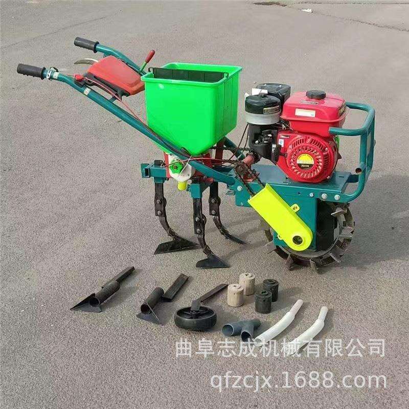 农用小型果园施肥开沟机农田汽油播种机多功能链轨式耘播机 - 图0