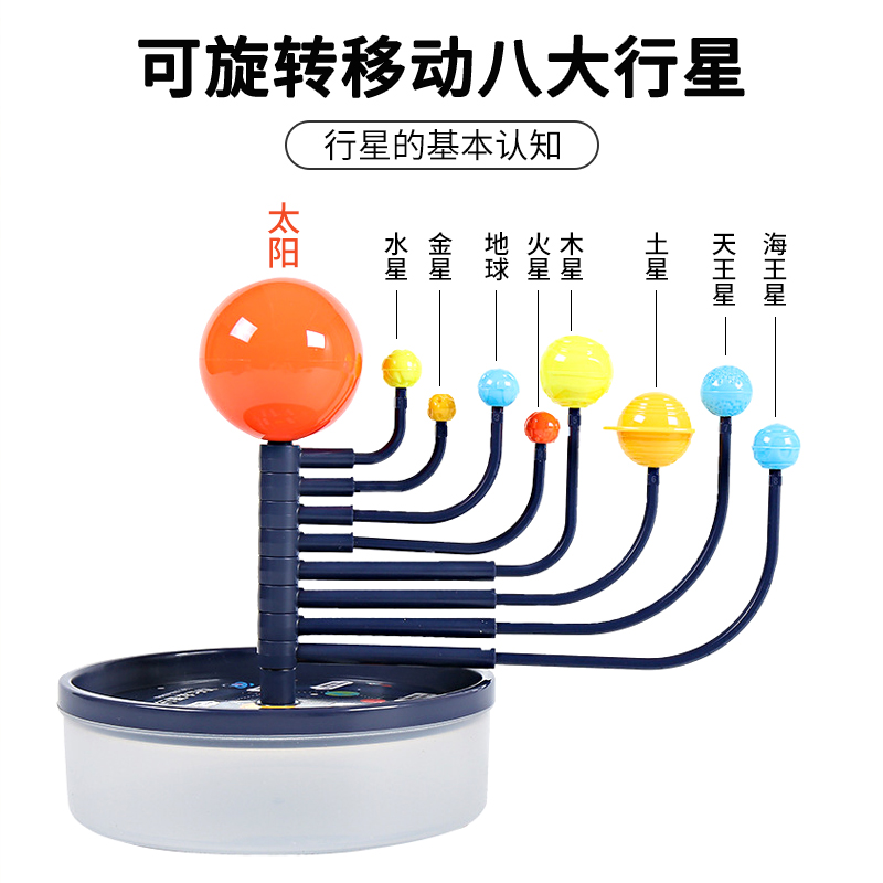 八大行星太阳系模型天文星空科普仪器天梯运行仪小学科学器材教具 - 图3