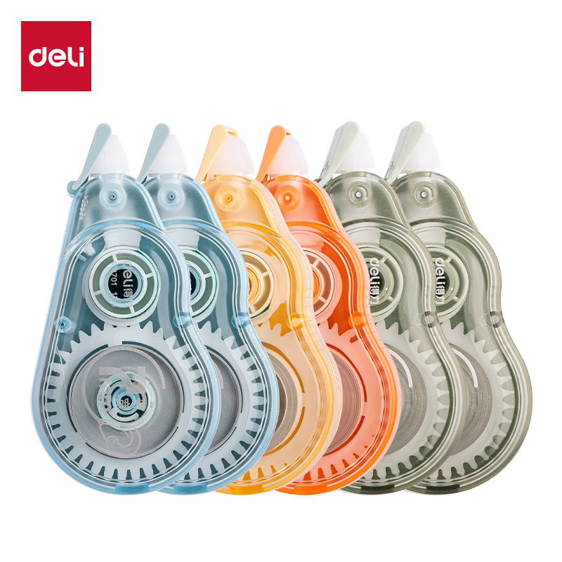 Deli widened 7mm correction belt for students, large capacity, smooth correction belt, anti-fall correction belt, special correction belt for primary school students, special correction belt for boys, special correction belt for girls, high appearance, multi-functional creative