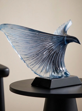 透明玻璃蝴蝶家居装饰摆件