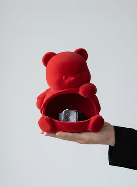 可爱小熊毛绒桌面公仔摆件