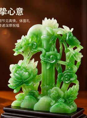 国风竹节造型摆件桌面装饰礼物