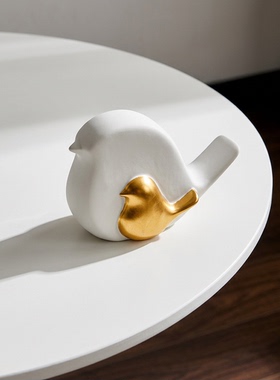 北欧简约小鸟造型装饰摆件