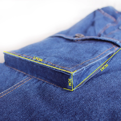 Мужские рабочие хлопковые износостойкие джинсовые штаны для работы, увеличенная толщина, защита от ожогов, свободный прямой крой