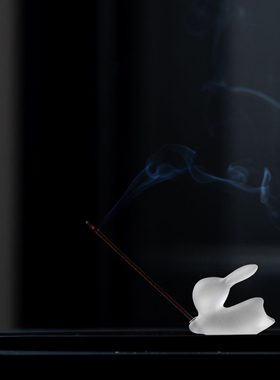 千云琉璃兔年吉祥物创意可爱茶室