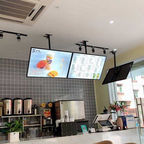 品牌超薄电视灯箱挂墙式悬挂磁吸奶茶菜单饭店招牌点餐led广告牌 - 图2