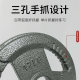 Solid cast iron/high temperature painted barbell plates/large and small holes