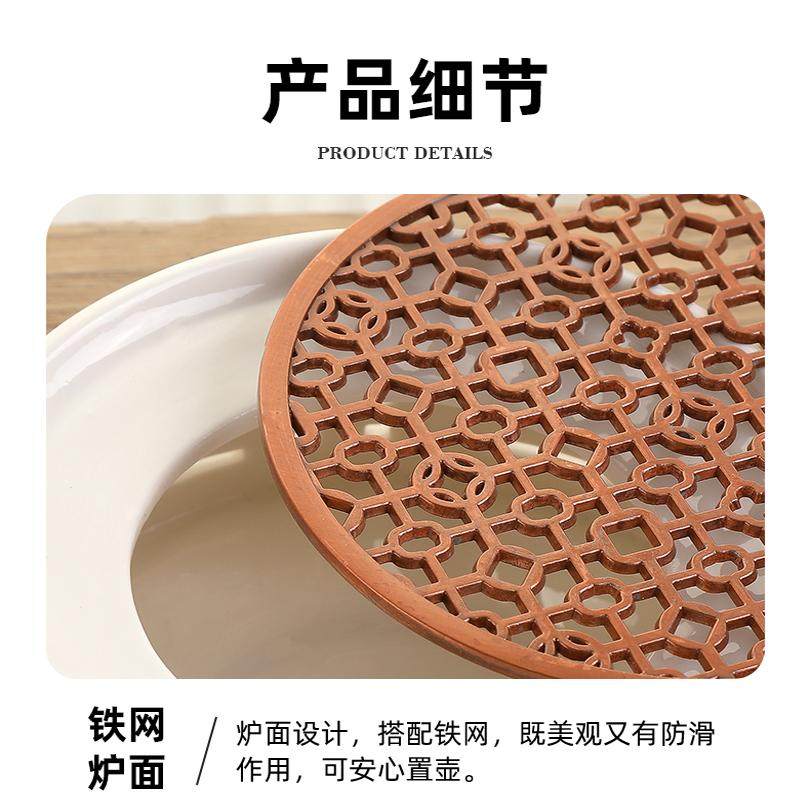 蜡烛煮茶温茶炉酒店餐厅家用陶瓷底座加热保温暖茶炉玻璃水果花茶,淘宝优惠券,粉丝福利购,淘宝优惠卷