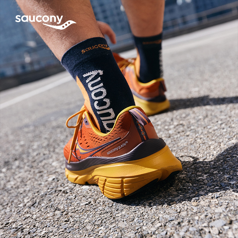Saucony索康尼Guide向导18男子稳定轻便缓震舒适透气休闲运动跑鞋 - 图0