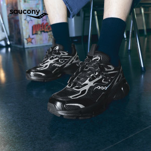 Saucony索康尼 2K情侣骑士鞋女复古时尚厚底老爹鞋男休闲运动鞋子