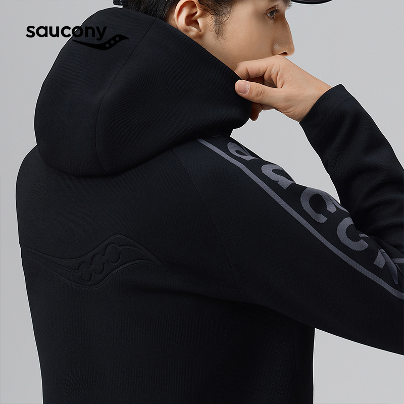 Saucony索康尼官方正品男子休闲通勤保暖个性时尚梭织夹克