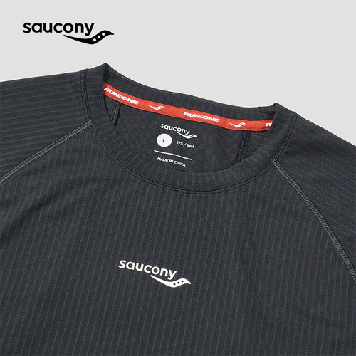 Saucony索康尼新品男子2026夏季跑步训练系列运动T恤 - 图1