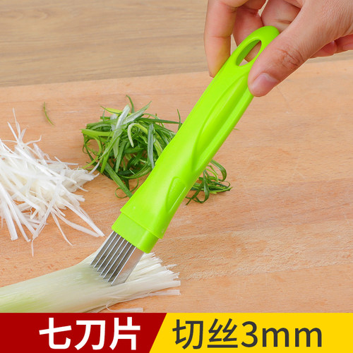 切葱丝神器厨房家用切丝刀大葱切腰花鲍鱼打花刀多功能鱿鱼花刀 - 图2