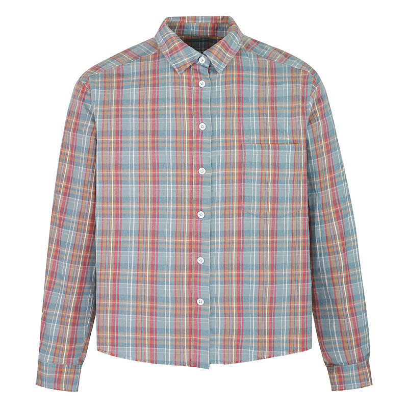 A11SLAVE美式复古百搭格子长袖衬衫外套男女宽松衬衣潮流休闲上衣,淘宝优惠券,粉丝福利购,淘宝优惠卷