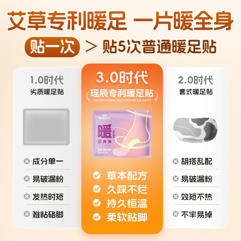 暖足贴女脚底鞋垫暖脚保暖贴宝宝贴自发热足热帖暖身暖足底脚垫男,淘宝优惠券,粉丝福利购,淘宝优惠卷