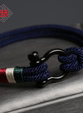 龙结潮男手工编织手绳简约时尚