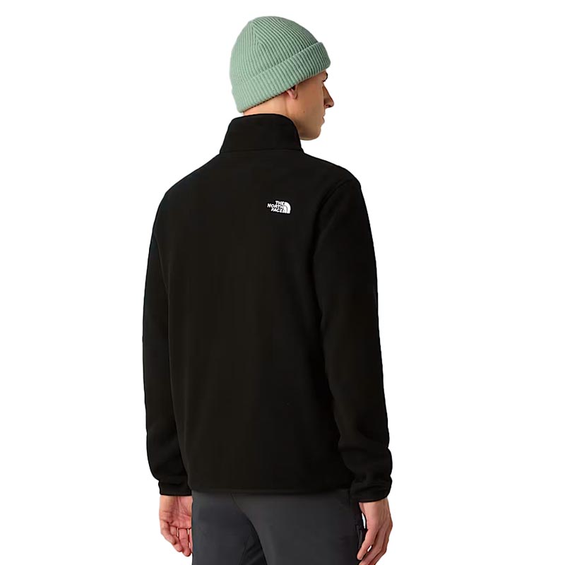 TNF北面美版男Glacier 1/4拉链轻量保暖中层户外通勤抓绒NF0A8D0Q - 图1