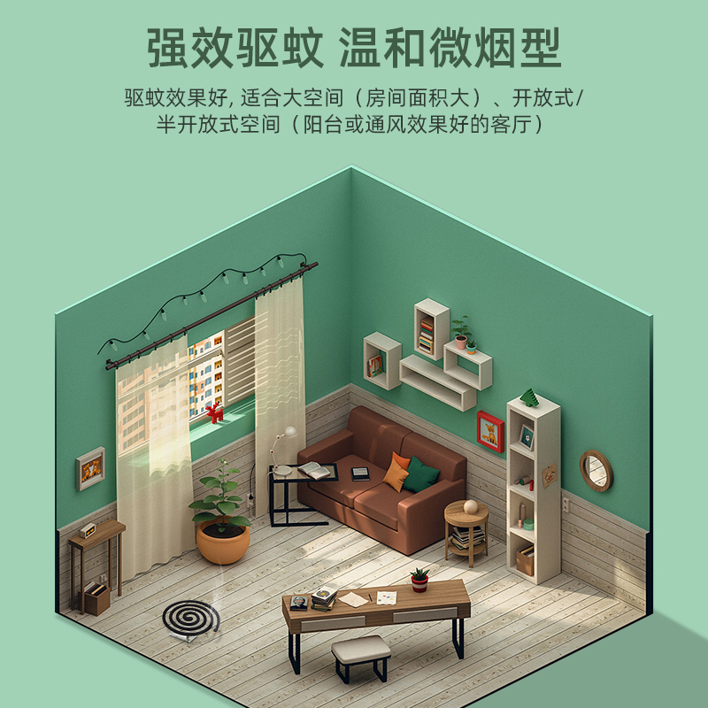  宜家居家日用盘香/灭蟑香/蚊香盘