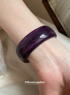 不规则几何圆形开口手镯2025新款简约百搭手环高级感时尚百搭手饰