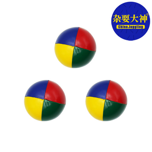 杂耍沙包球【送杂耍教学】杂技道具手技球小丑表演抛球增强手脑协 - 图2