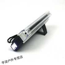 Purple Light Flashlight Detector Small Machine Mini portable UV Ultraviolet Banknote Lamp Fluorescent agent Discriminator Red