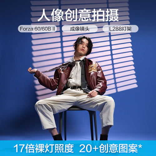 Nanlite南光Forza 60/60B II摄影聚光灯套装双色温影视外拍摄像led视频补光灯 - 图2