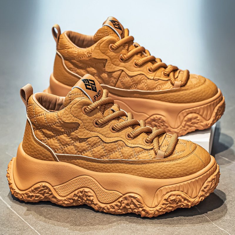 新款男鞋冬季厚底老爹鞋男士增高鞋8CM百搭潮流运动休闲鞋内增高,淘宝优惠券,粉丝福利购,淘宝优惠卷