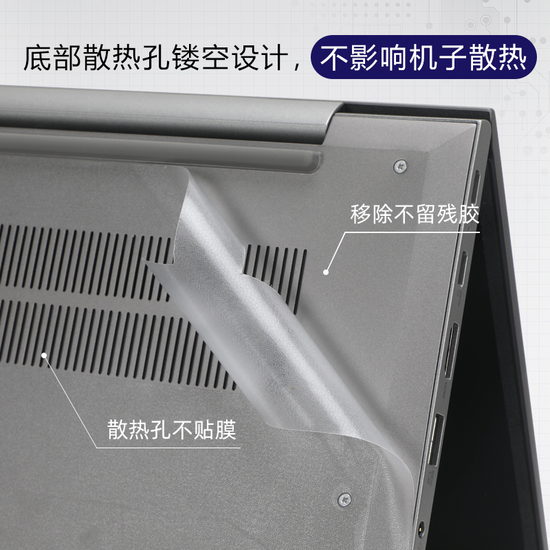 适用于联想ThinkBook14保护膜G5 ABP电脑贴纸ThinkBook 14 G4+IAP笔记本外壳膜14S G2ITL透明机身贴膜键盘套 - 图1